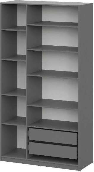 Шкаф распашной с наполнением ШК 5 (1200), Графит Шкаф распашной с наполнением ШК 5 (1200), Графит