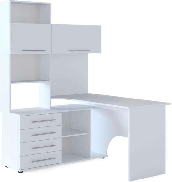 Компьютерный стол КСТ-14 Левый Белый Компьютерный стол КСТ-14 Левый Белый