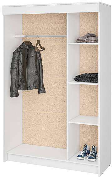 Шкаф-купе Бассо 1300 Белое дерево Шкаф-купе Бассо 1300 Белое дерево