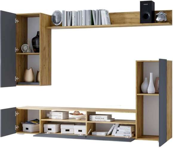 Гостиная Диаманд, Крафт, Графит Гостиная Диаманд, Крафт, Графит