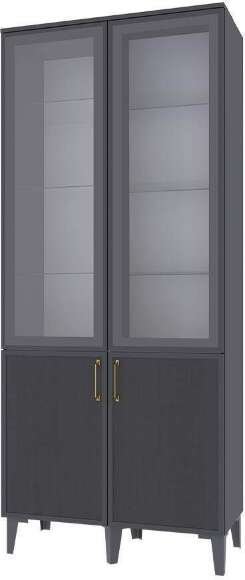 Гостиная модульная Толедо. Графит серый. Комплект 1 Гостиная модульная Толедо. Графит серый. Комплект 1