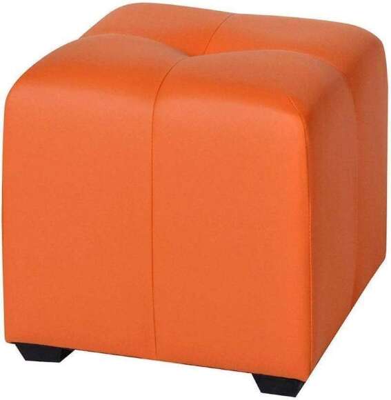 Пуф Николь Оранжевый экокожа