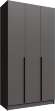 Распашной шкаф Мадрид 1,2, Графит серый Распашной шкаф Мадрид 1,2, Графит серый
