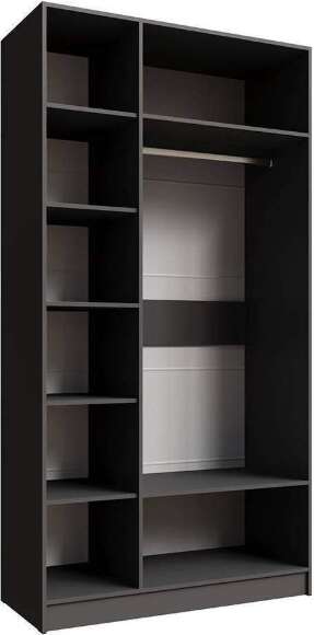 Распашной шкаф Мадрид 1,2, Графит серый Распашной шкаф Мадрид 1,2, Графит серый