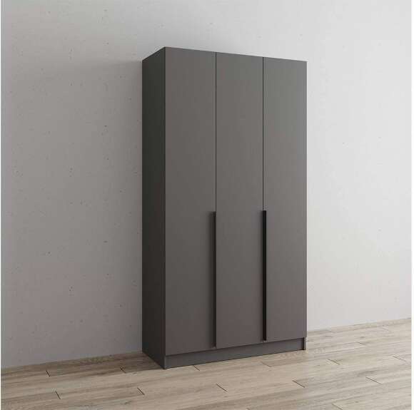 Распашной шкаф Мадрид 1,2, Графит серый Распашной шкаф Мадрид 1,2, Графит серый