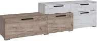 Альберо Тумба ТВ дуб крафт серый/дуб крафт белый