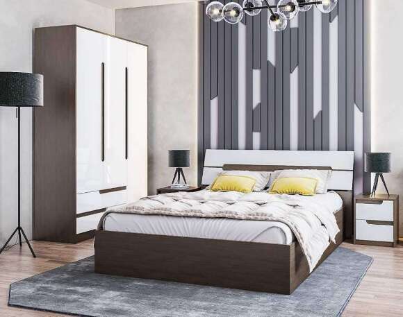 Кровать 160х200 с подъемным механизмом Гавана ТЭКС (Акрил Белый) Кровать 160х200 с подъемным механизмом Гавана ТЭКС (Акрил Белый)