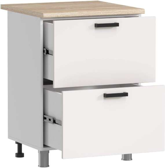 МК Аленушка Н2Я 600 Лаванда Молочный, скоба черный (со столешницей) МК Аленушка Н2Я 600 Лаванда Молочный, скоба черный (со столешницей)