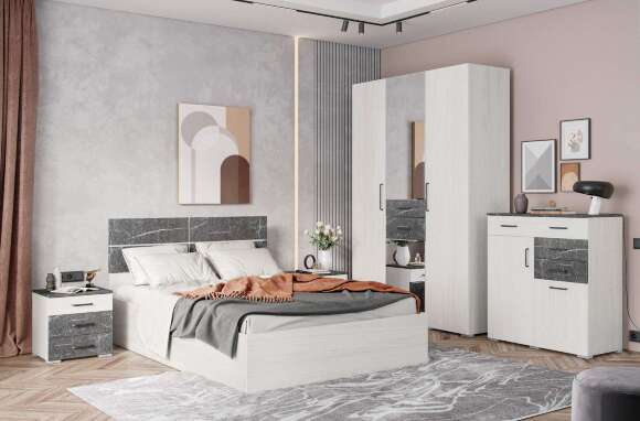 Шкаф трехдверный Теана (Ясень Анкор светлый) Шкаф трехдверный Теана (Ясень Анкор светлый)