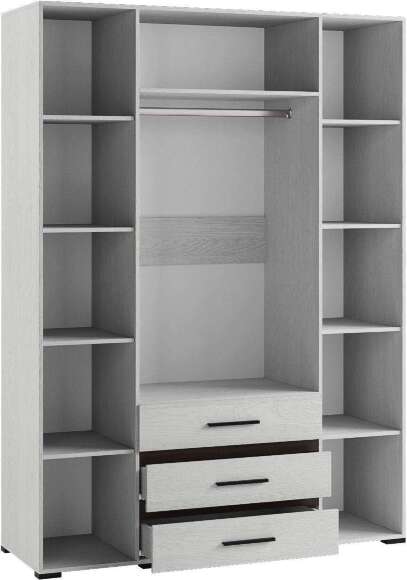 Шкаф четырехдверный Модена МШ-24 (Домани) Ясень Анкор светлый