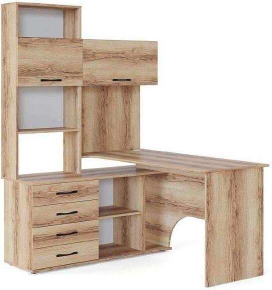 Компьютерный стол КСТ-14 Левый Дуб Делано