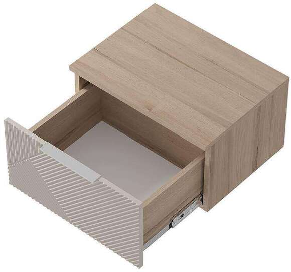 Тумба прикроватная навесная Эмилия ТБ-11 (БТС) Дуб смоки / Айриш