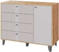 Комод Катрин-13, Дуб крафт золотой, Сантьяго софт