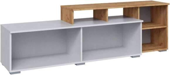 Альберо Тумба ТВ малая белый/дуб крафт золотой