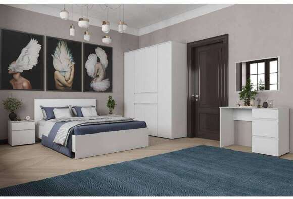 Тумба прикроватная Плейона, белый