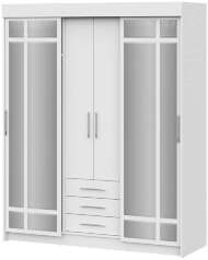 Шкаф-купе Фортуна (Интерьер Центр) 1700 Белый