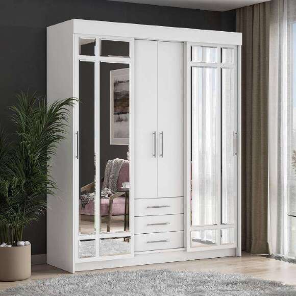 Шкаф-купе Фортуна (Интерьер Центр) 1700 Белый