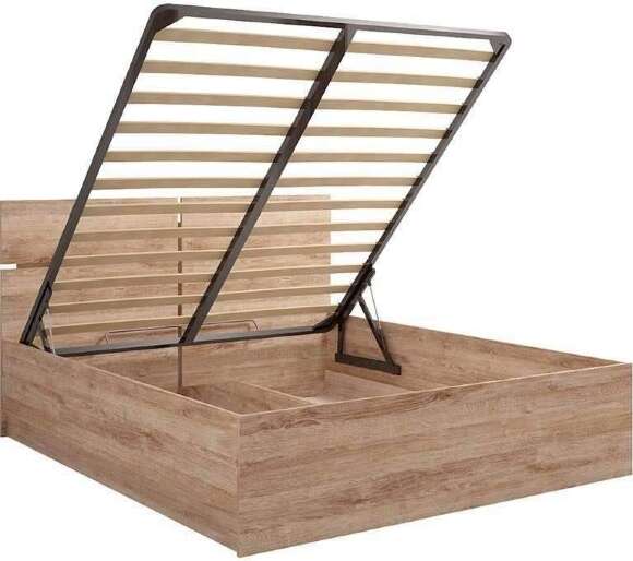 Богуслава М12 кровать дуб Баррик