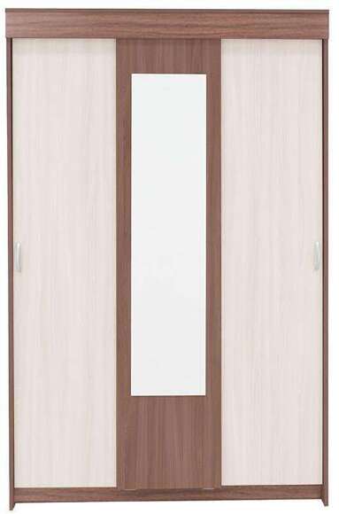 Шкаф-купе Бассо 1300 Ясень Шимо светлый / Ясень Шимо темный Шкаф-купе Бассо 1300 Ясень Шимо светлый / Ясень Шимо темный