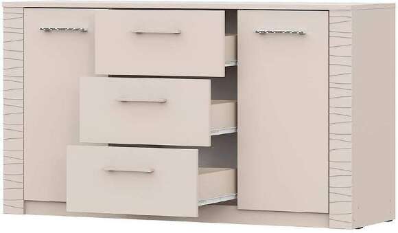 Комод двухстворчатый Калипсо, Бежевый