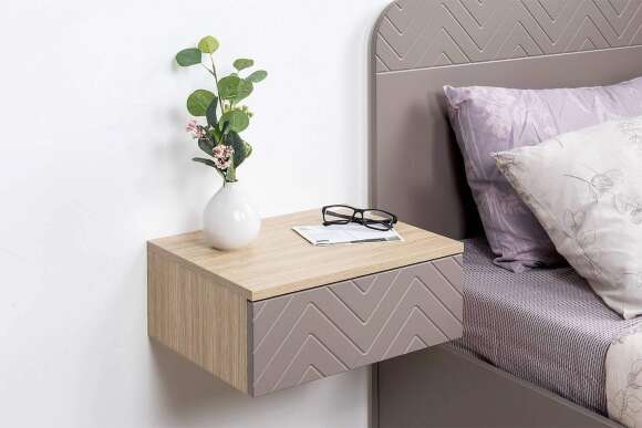 Тумба прикроватная Амьен 16.08, Плэйн, Веллюто Капучино