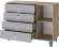 Комод Катрин-13, Дуб крафт серый, Серый Комод Катрин-13, Дуб крафт серый, Серый