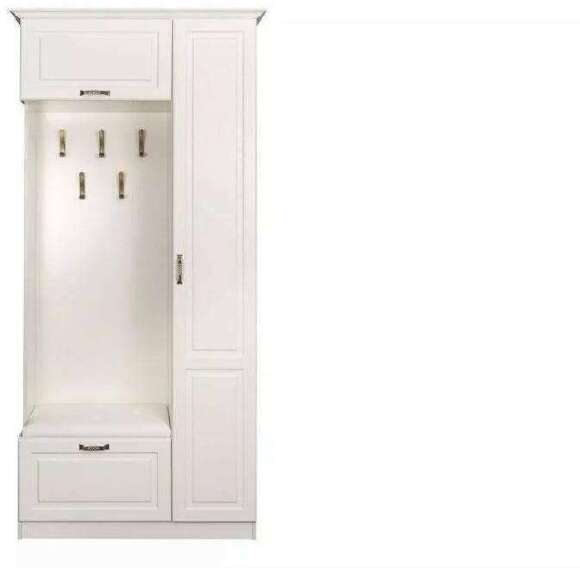 Ливерпуль Прихожая 13.21 Белый/Ясень ваниль