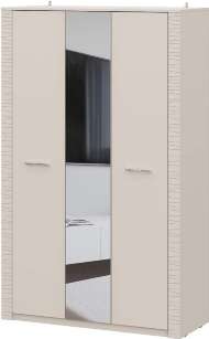 Калипсо шкаф комбинированный трехстворчатый / Меланж
