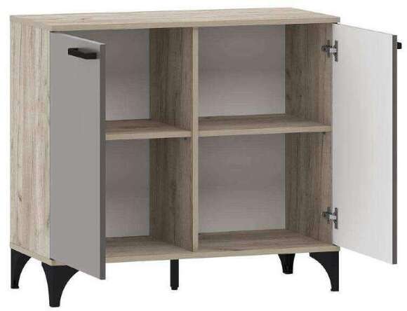 НМ 013.78 Марсель тумба Дуб Крафт серый/Софт графит НМ 013.78 Марсель тумба Дуб Крафт серый/Софт графит