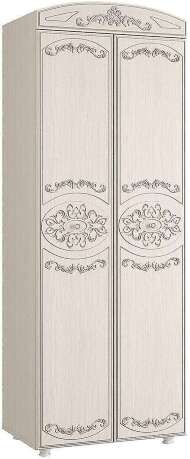 Шкаф 2-х дверный комбинированный Каролина вудлайн/сандал