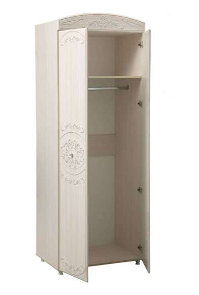 Шкаф 2-х дверный комбинированный Каролина вудлайн/сандал Шкаф 2-х дверный комбинированный Каролина вудлайн/сандал