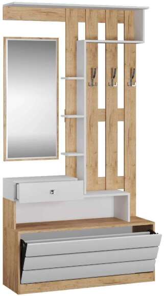 Центральная секция Ямайка ЯПЦС-1 (ТЭКС) Дуб Крафт / Белый Центральная секция Ямайка ЯПЦС-1 (ТЭКС) Дуб Крафт / Белый