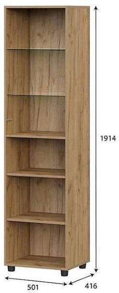 Шкаф-пенал Милан (SV-Мебель) Олива Софт