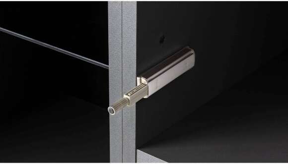 Сидней Шкаф-витрина 13.201 Антрацит 0164, Антрацит 0164, Веллюто Капучино Сидней Шкаф-витрина 13.201 Антрацит 0164, Антрацит 0164, Веллюто Капучино