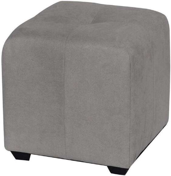 Пуф Николь Серый велюр