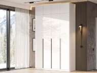 ШК 5 шкаф 1600 + антресоль + полки 2 комплекта / Белый