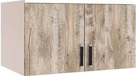 Шкаф с антресолью Лагуна 80 см, белый/дуб юкон Шкаф с антресолью Лагуна 80 см, белый/дуб юкон