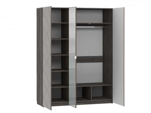 НМ 011.44 Шкаф комбинированный Summit / ясень анкор тёмный / графит софт