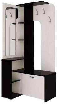 Прихожая Антре угловая венге/вудлайн Прихожая Антре угловая венге/вудлайн