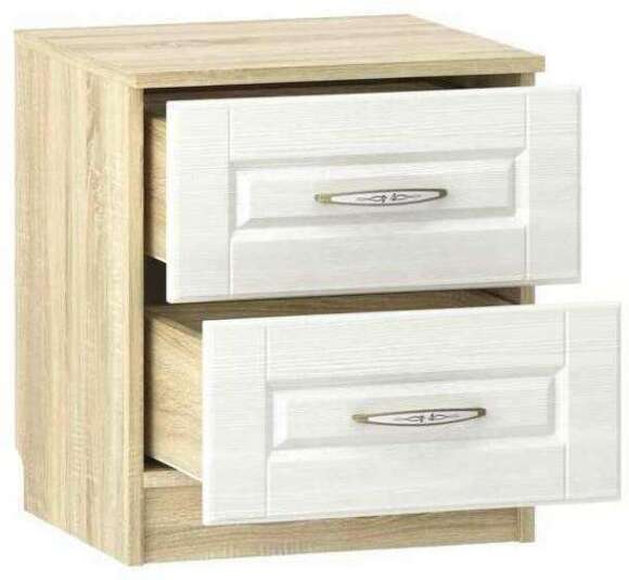 Спальня Оливия комплектация 3 Дуб Сонома/белое дерево Спальня Оливия комплектация 3 Дуб Сонома/белое дерево