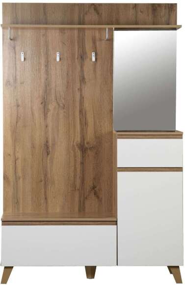 Шкаф для прихожей Авалон 53.11 Дуб вотан/Белый Шкаф для прихожей Авалон 53.11 Дуб вотан/Белый