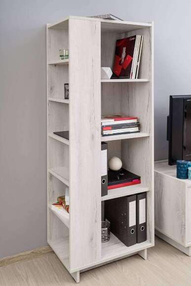 Стеллаж боковой Флекс 26 Дуб Шавиниган Стеллаж боковой Флекс 26 Дуб Шавиниган