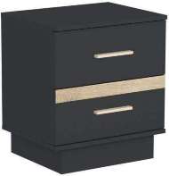 Тумба прикроватная Анона, антрацит