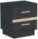 Тумба прикроватная Анона, антрацит