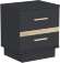 Тумба прикроватная Анона, антрацит