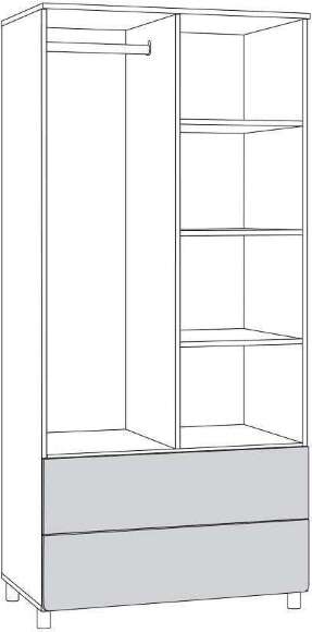 Шкаф Эйп, Белый