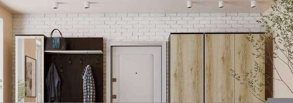 Шкаф 2-створчатый с ящиками ​Плейона (ТЭКС) Дуб делано