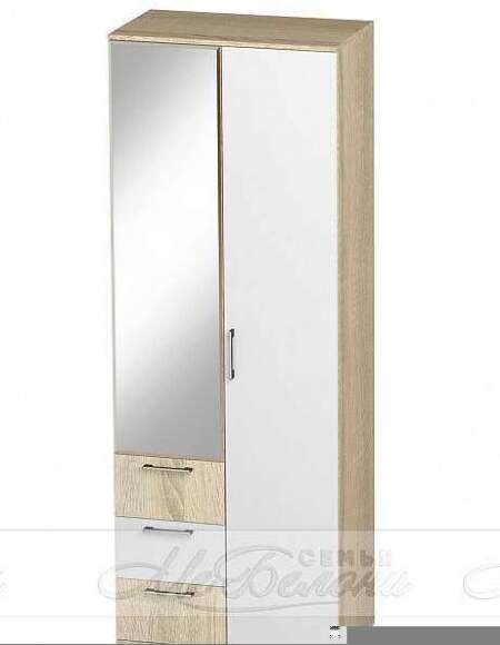 Шкаф двухстворчатый ШК-12 Белладжио Семья Мебелони (БТС)