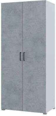 Шкаф для одежды Victor, белый/бетон Шкаф для одежды Victor, белый/бетон