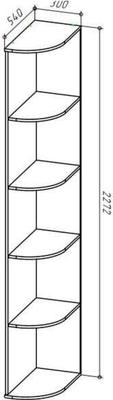 Бруно Угловой терминал Дуб Вотан